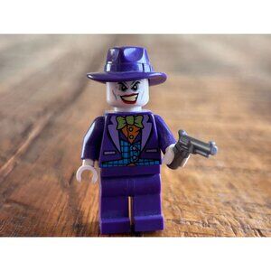 Lego Joker Minifigure Purple Suit With Gun Accessory